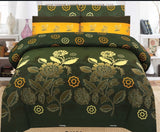 3-Piece Royal Stylish Printed Cotton Bedsheet Pack of 2