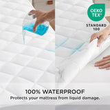 Premium Quality Quilted Waterproof Mattress Cover Plus Comferter For Double Bed King Size